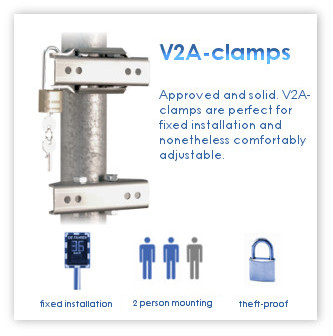 v2a clamps for speed display